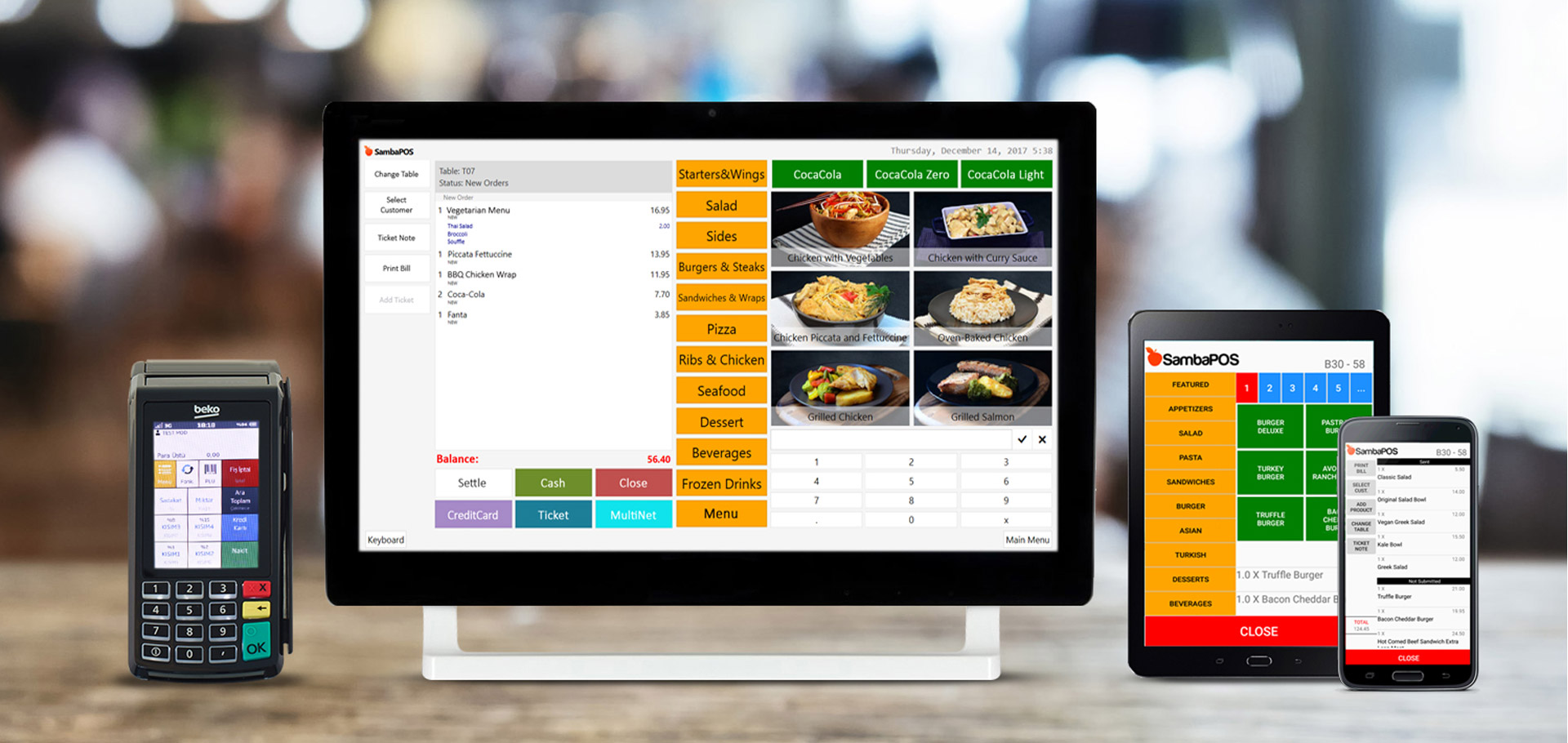 Created for Your Restaurant SambaPOS Professional Restaurant Management Software